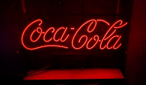 コカ・コーラ　ネオン１